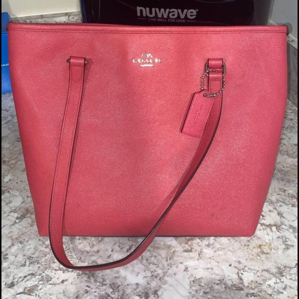 Pink coach purse